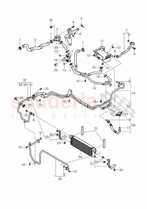 Part Diagram for Bentley 3W0 317 031