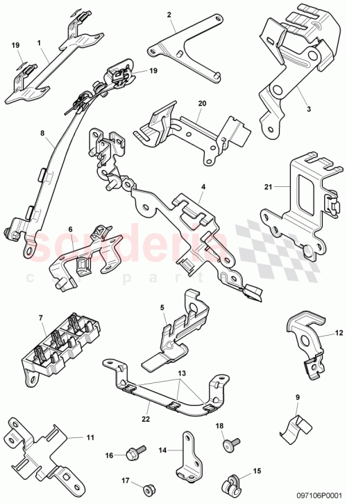 Part Diagram for Bentley 07C971501BS