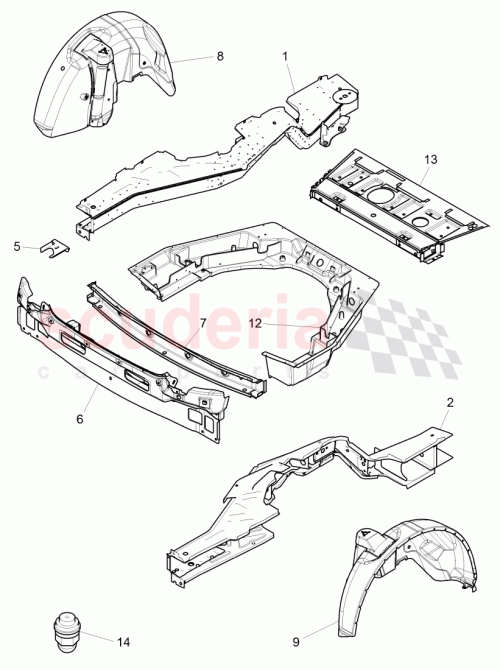 Part Diagram for Bentley 3Y0 803 055 D