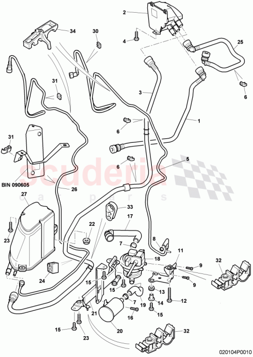 Part Diagram for Bentley 3W8201090A