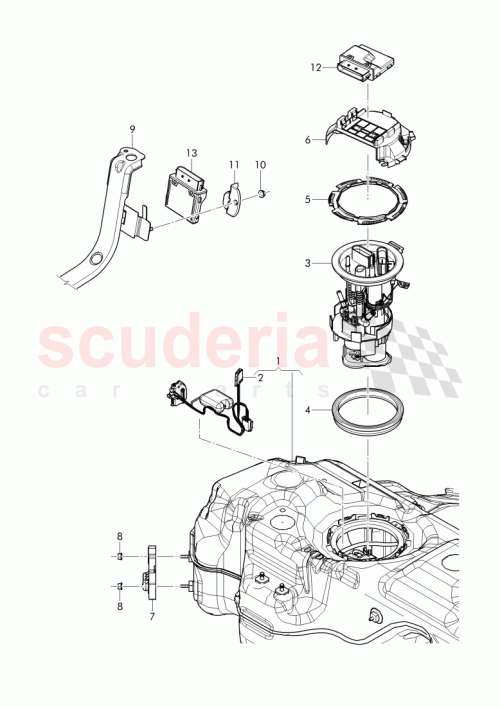 Part Diagram for Bentley 1K0201375