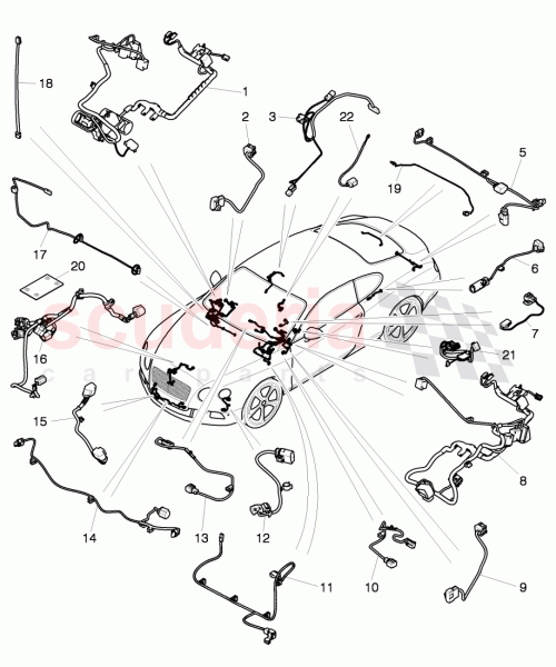 Part Diagram for Bentley 3W3 971 507 C