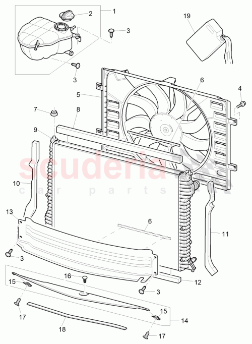 Part Diagram for Bentley 3W0881279