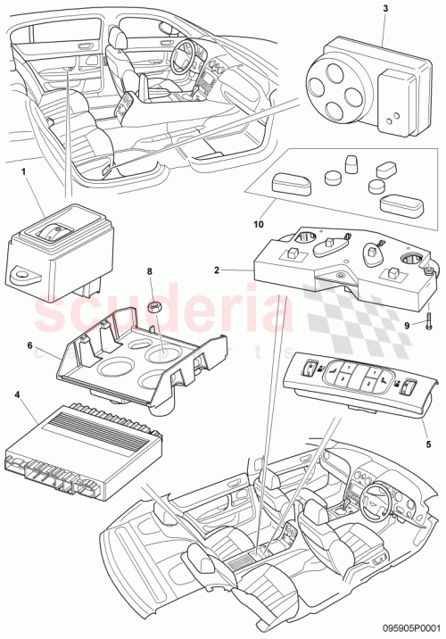 Part Diagram for Bentley 3D0959778