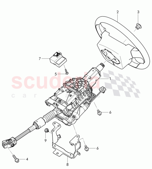 Part Diagram for Bentley 3W0 419 091 AB