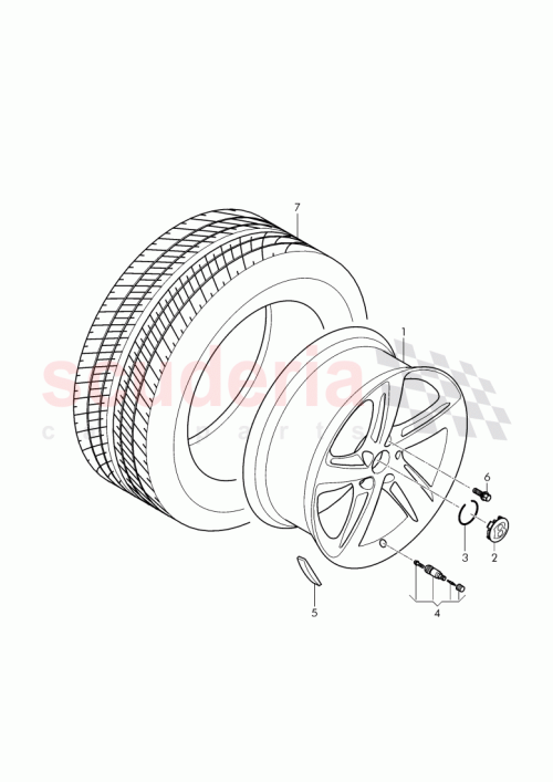 Part Diagram for Bentley 3Y0 601 025 AC