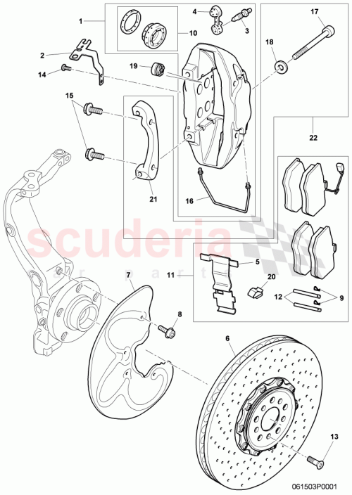 Part Diagram for Bentley 4F0615312D