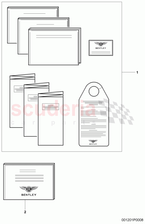 Part Diagram for Bentley 3W5 012 003 BP