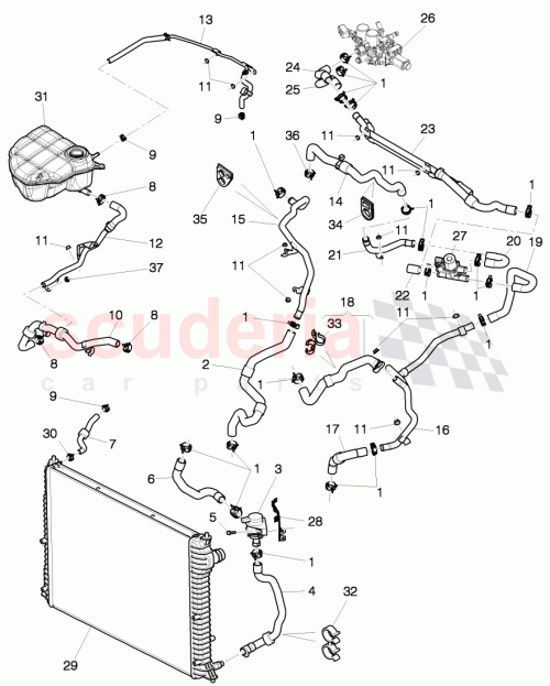 Part Diagram for Bentley N10156307
