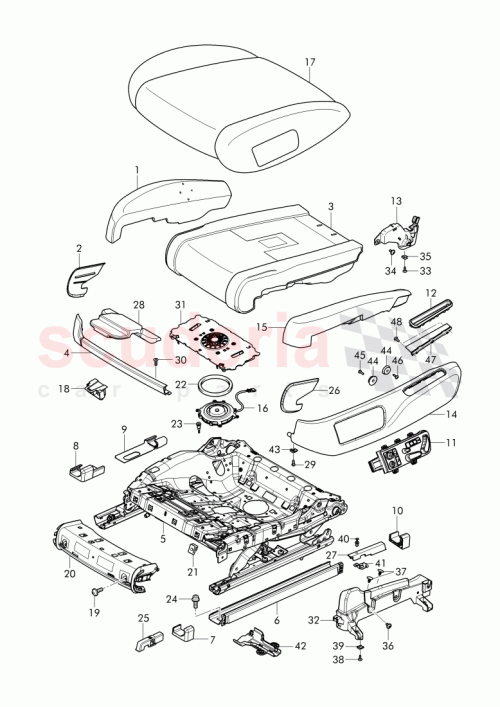 Part Diagram for Bentley 4W0 881 404 T