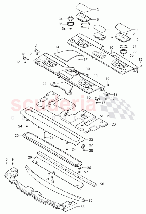 Part Diagram for Bentley 4W0 864 657