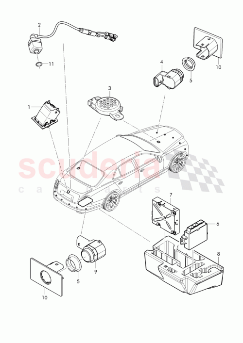 Part Diagram for Bentley 3Y0919465