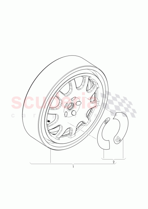 Part Diagram for Bentley 8W0 010 539 A