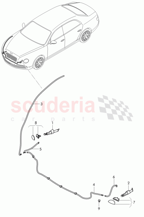 Part Diagram for Bentley 4W0 807 927 C
