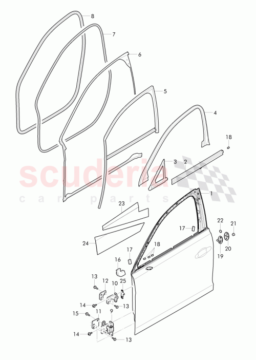 Part Diagram for Bentley 4W0 831 055 B