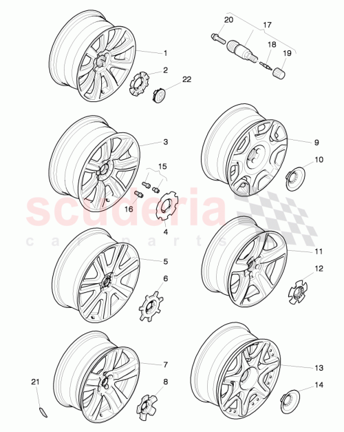 Part Diagram for Bentley 3W0601025CJ