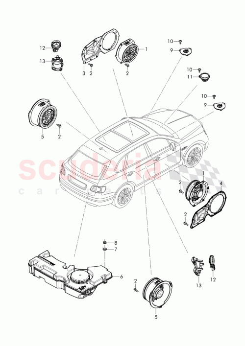 Part Diagram for Bentley WHT004040