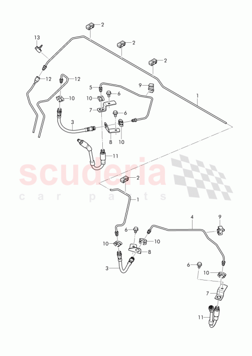 Part Diagram for Bentley 3Y0 614 764 A