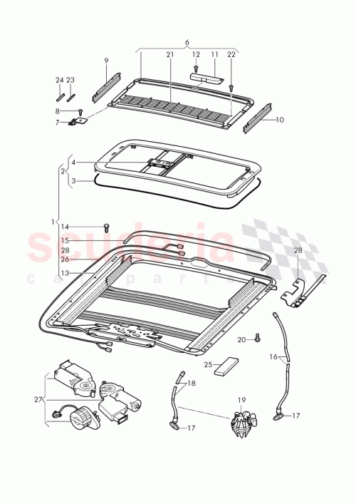 Part Diagram for Bentley 3D0 877 486
