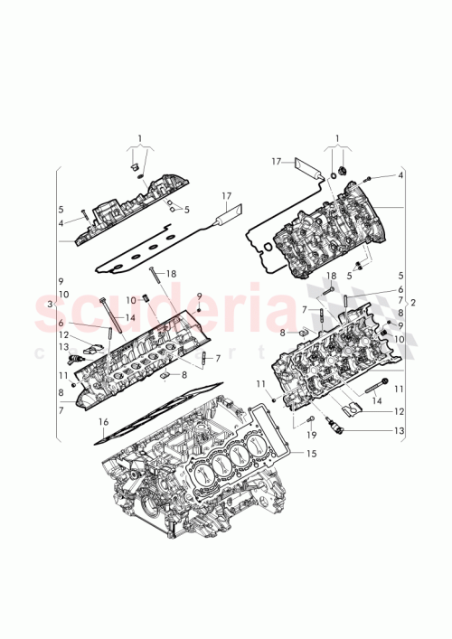 Part Diagram for Bentley 06H 115 418 P
