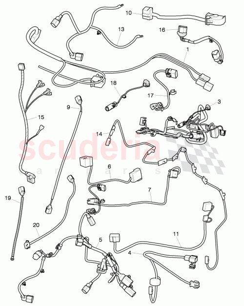 Part Diagram for Bentley 3W7971113H