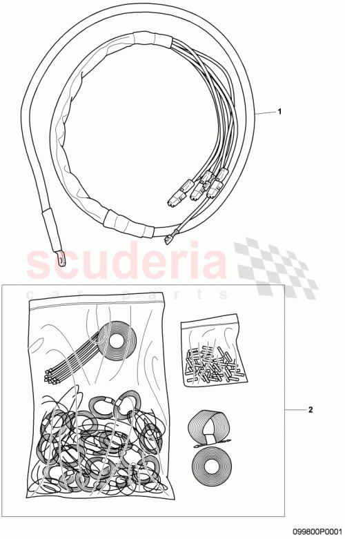 Part Diagram for Bentley 3W0 998 017 A