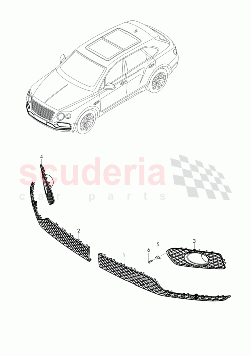 Part Diagram for Bentley 36A 807 346 H