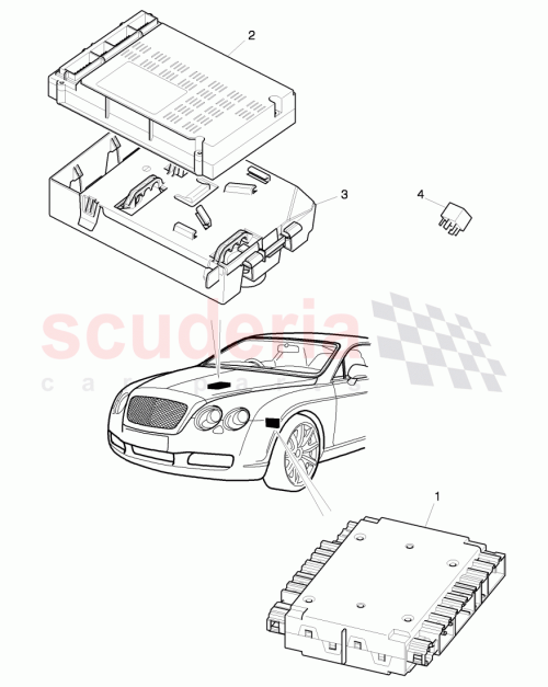 Part Diagram for Bentley 3W0 907 307 M