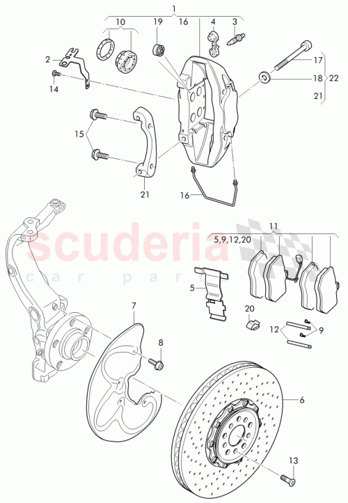 Part Diagram for Bentley 3W0698479E