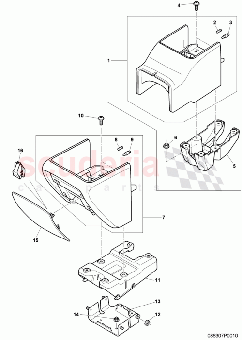 Part Diagram for Bentley 3W7 863 458 F