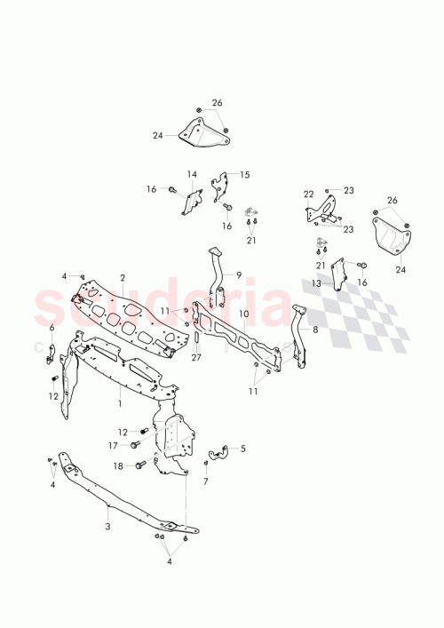 Part Diagram for Bentley 3W0 823 722