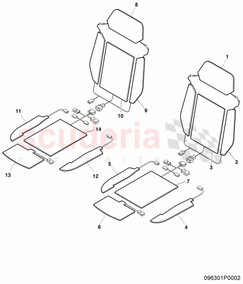 Part Diagram for Bentley 3W5963555H