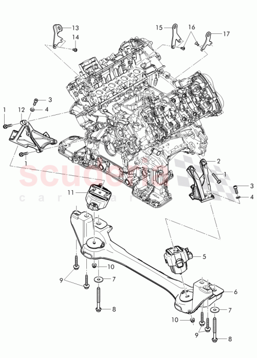 Part Diagram for Bentley 079 103 392 A