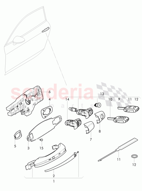 Part Diagram for Bentley 3W0 959 753 CA