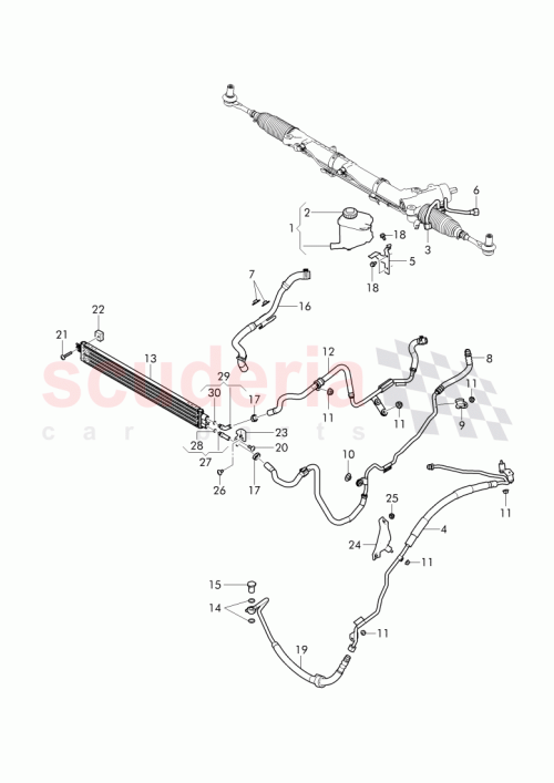Part Diagram for Bentley 3W0 422 371 A