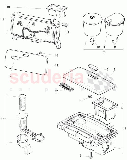 Part Diagram for Bentley 3W8863075E