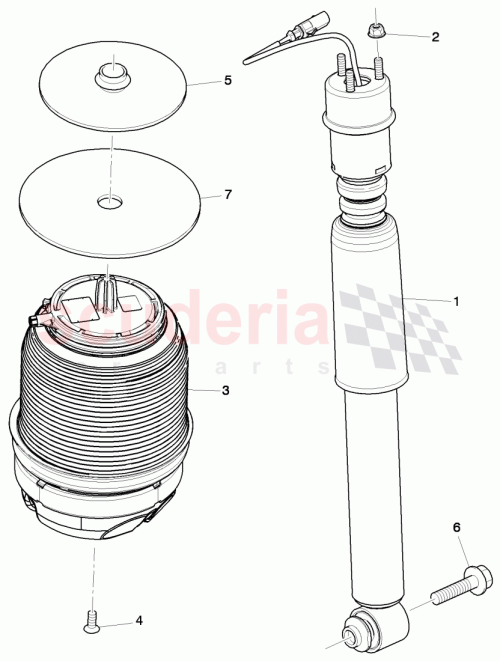 Part Diagram for Bentley 3Y5616849