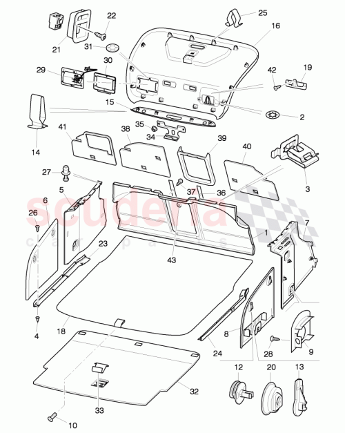 Part Diagram for Bentley 3W5864472C