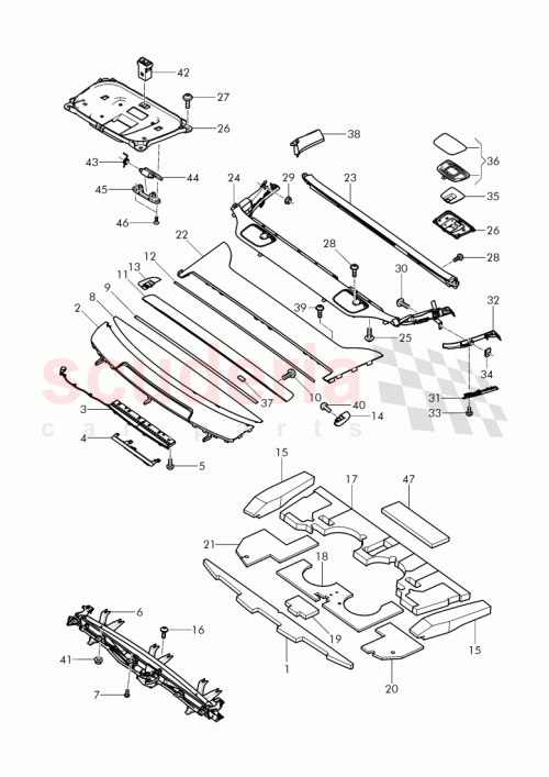 Part Diagram for Bentley 3Y5 854 525 A