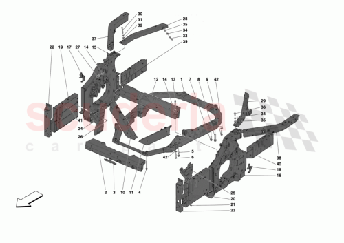 Part Diagram for Ferrari 985820290