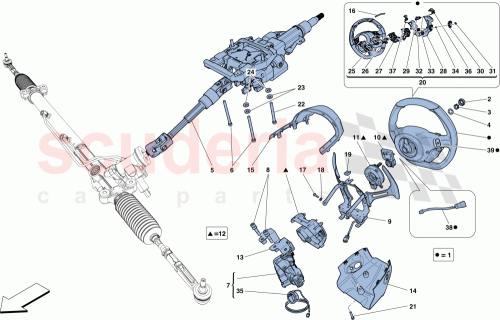 Part Diagram for Ferrari 86379200