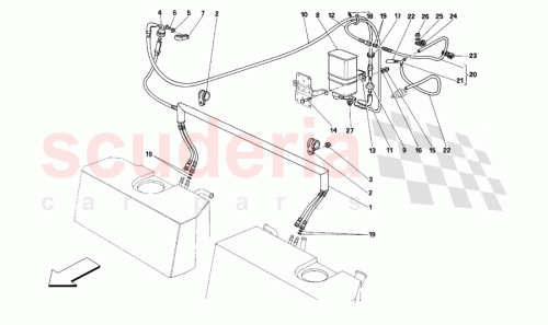 Part Diagram for Ferrari 105496