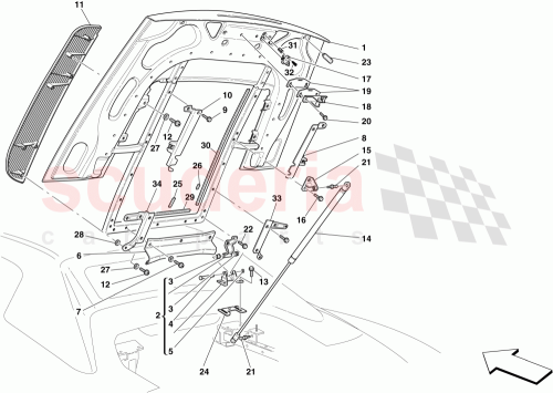 Part Diagram for Ferrari 64867900
