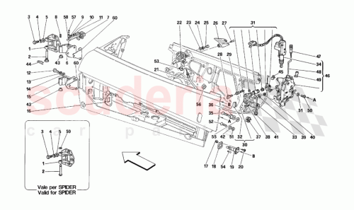 Part Diagram for Ferrari 63972400