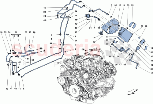 Part Diagram for Ferrari 225354
