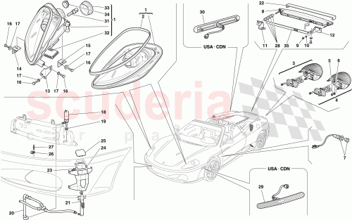 Part Diagram for Ferrari 229504