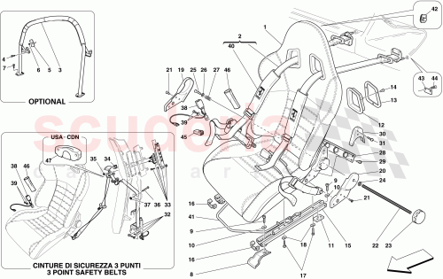 Part Diagram for Ferrari 67418700
