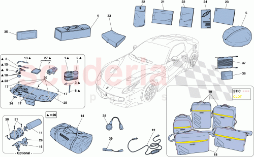 Part Diagram for Ferrari 813826