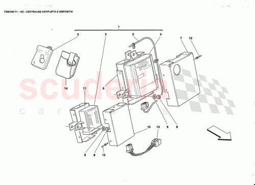Part Diagram for Ferrari 165284