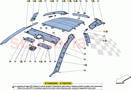 Part Diagram for Ferrari 13274311